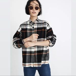 Madewell Flannel Bromley Shirt, size xs